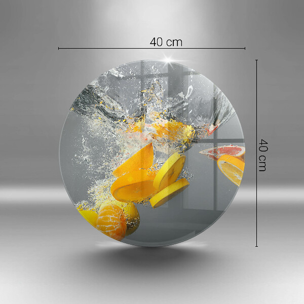 Protection plaque induction Citrons dans l'eau