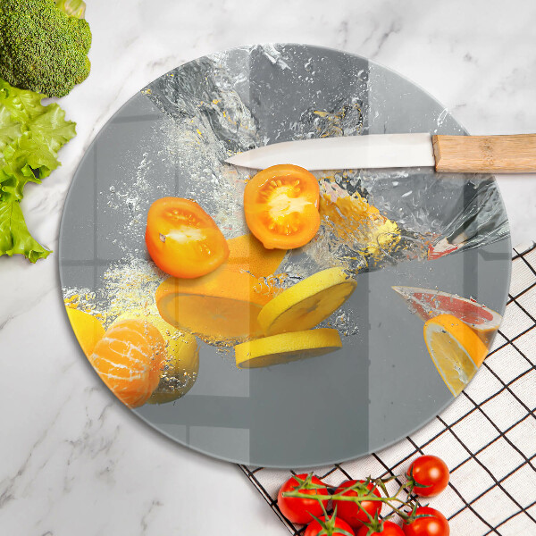 Protection plaque induction Citrons dans l'eau