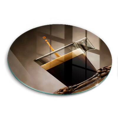 Protection plaque induction Verre et grains de café