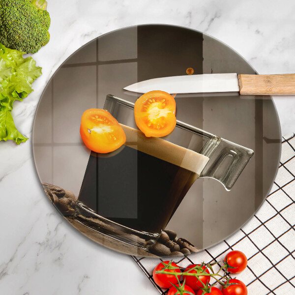 Protection plaque induction Verre et grains de café