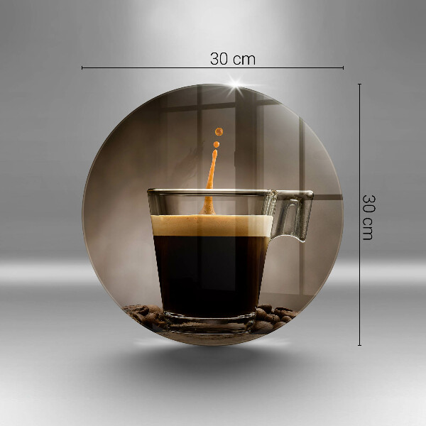 Protection plaque induction Verre et grains de café