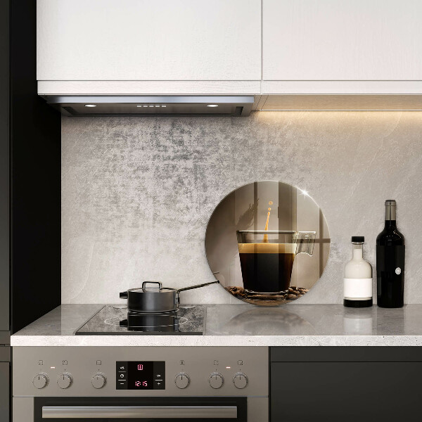 Protection plaque induction Verre et grains de café