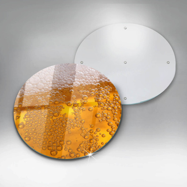 Protection plaque induction Boire de la mousse de bière