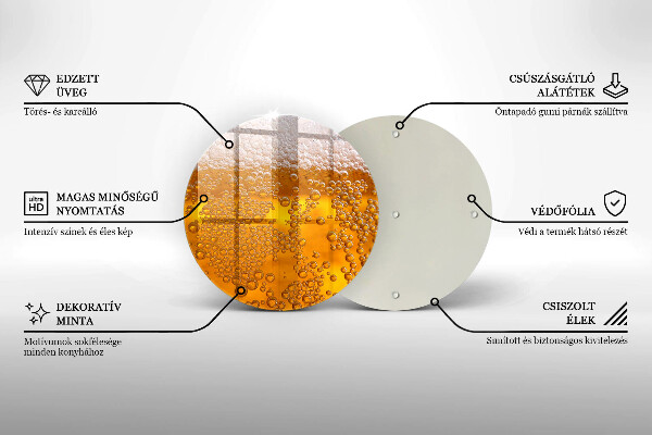 Protection plaque induction Boire de la mousse de bière