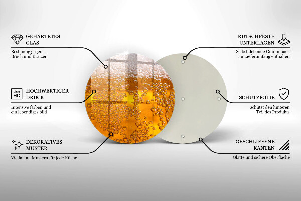 Protection plaque induction Boire de la mousse de bière