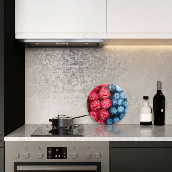 Protection plaque induction Fruits de framboise et de myrtille