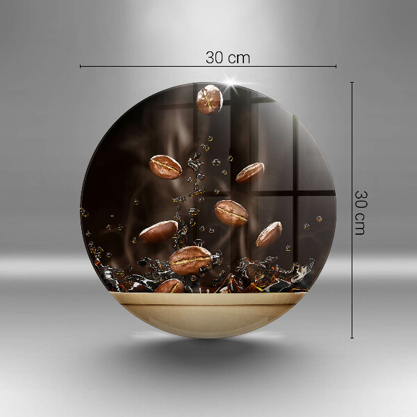 Protection plaque induction Grains de café chauds