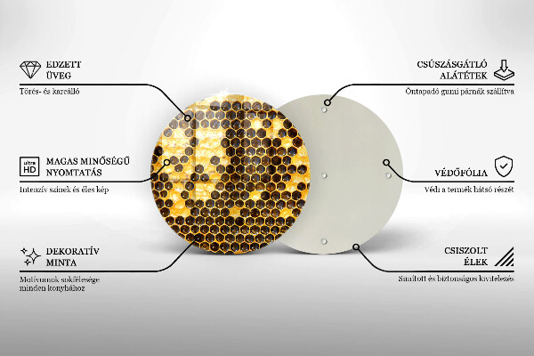 Protection plaque induction Rayon de miel