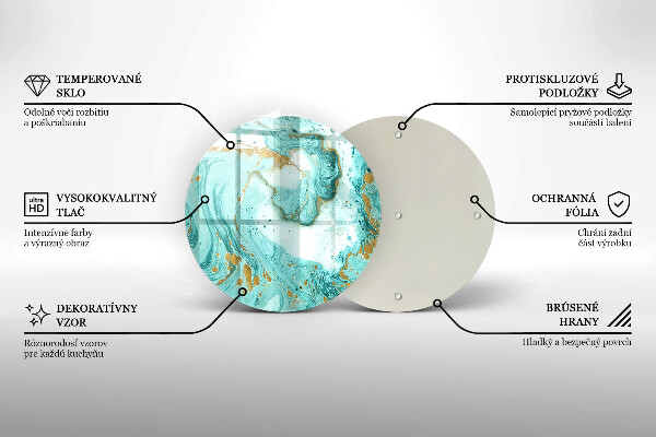 Protection plaque induction Abstraction bleue