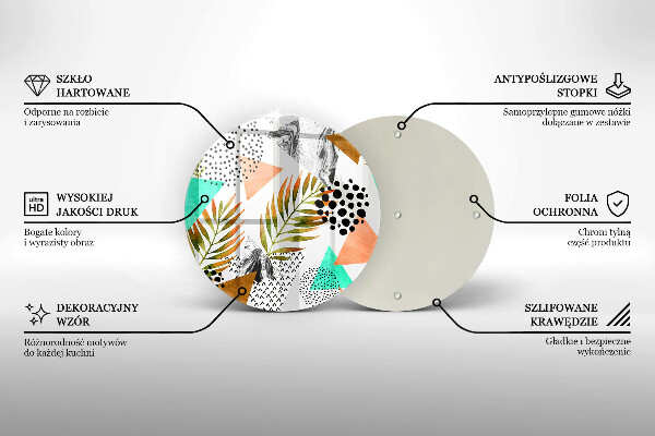 Protection plaque induction Modèle de feuilles de bohème