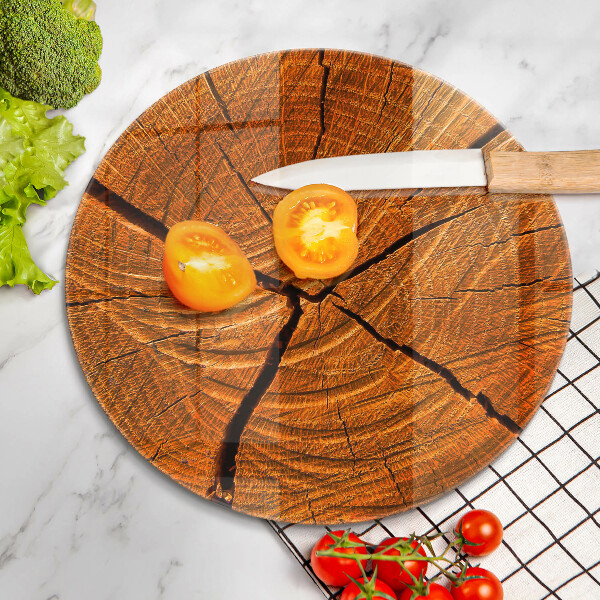 Protection plaque induction Structure du tronc en bois