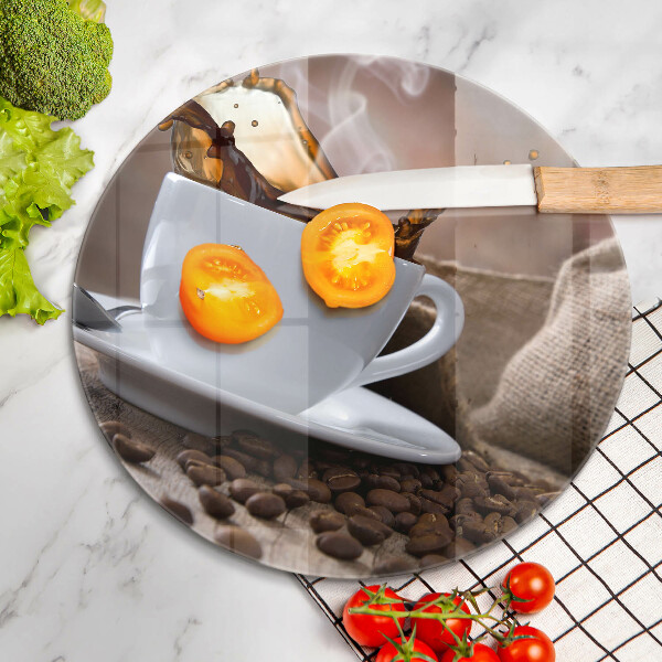 Protection plaque induction Tasse et grains de café