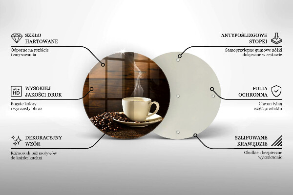 Protection plaque induction Tasse à café en bois