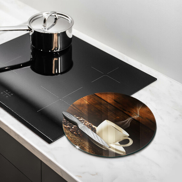 Protection plaque induction Tasse à café en bois