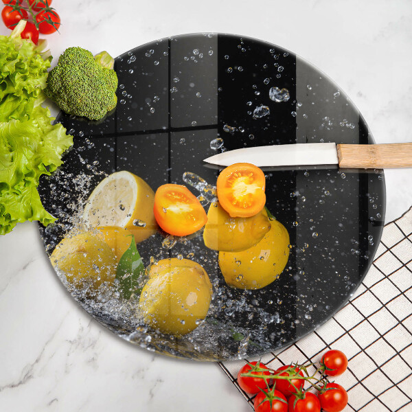 Protection plaque induction Fruit de citron juteux