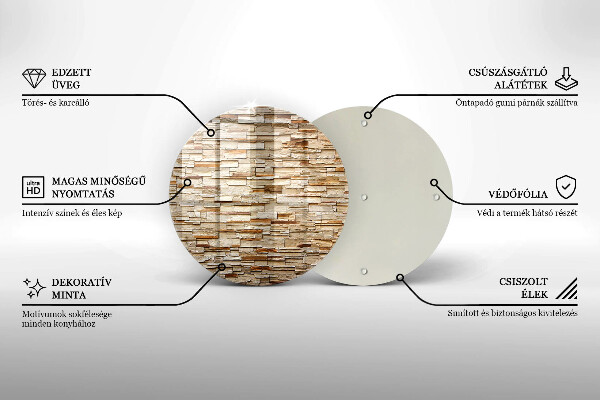Protection plaque induction Texture des pierres décoratives