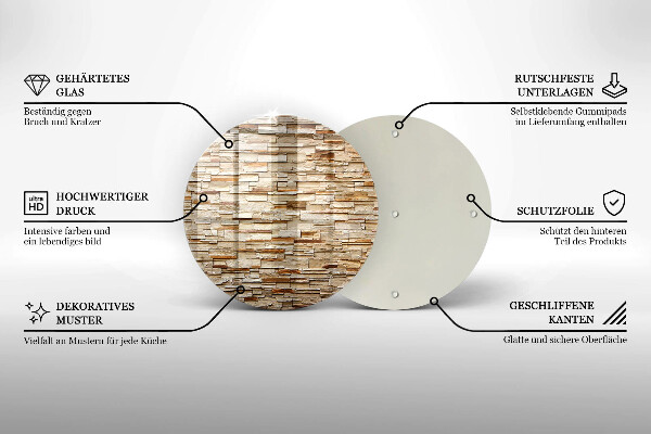 Protection plaque induction Texture des pierres décoratives
