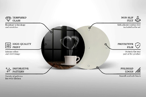 Protection plaque induction Coeur de tasse à café