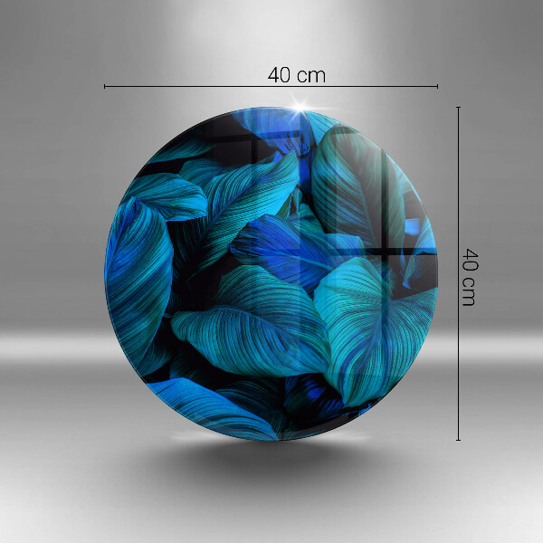 Protection plaque induction Feuilles de végétation de la jungle