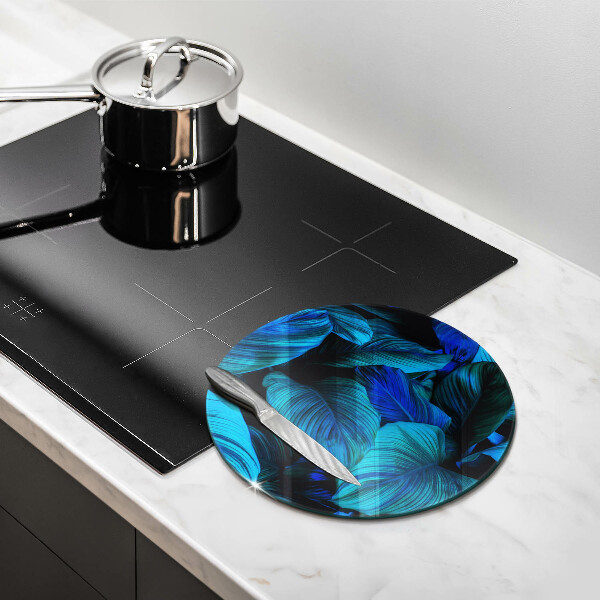 Protection plaque induction Feuilles de végétation de la jungle