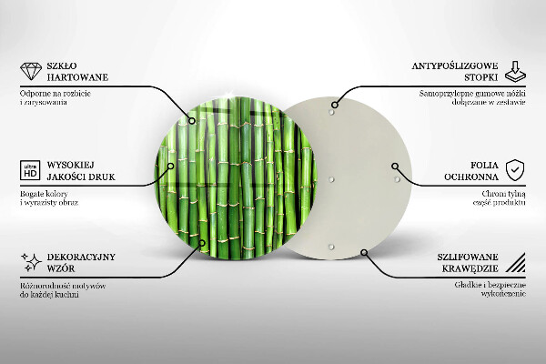 Protection plaque induction Bambous naturels