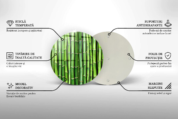 Protection plaque induction Bambous naturels