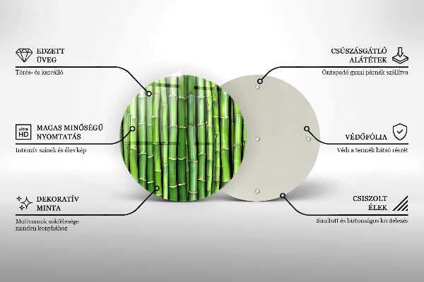 Protection plaque induction Bambous naturels