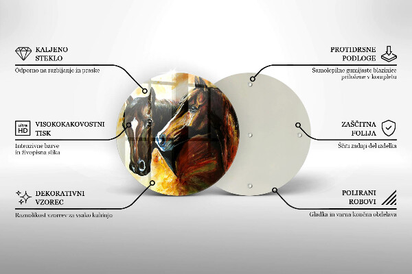 Protection plaque induction Animaux chevaux