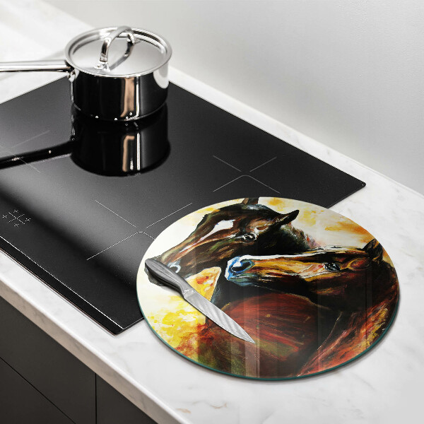 Protection plaque induction Animaux chevaux