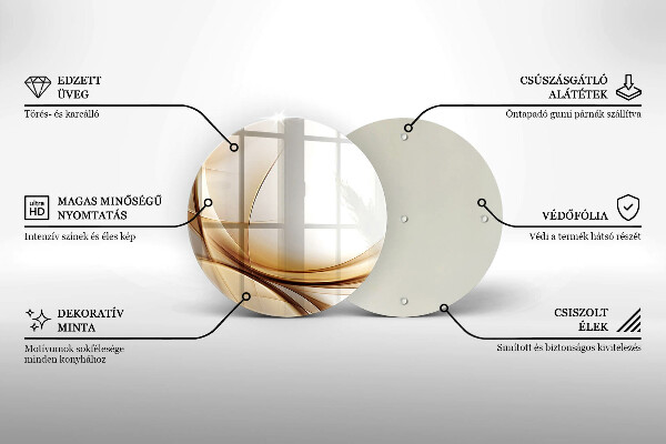 Protection plaque induction Formes abstraites