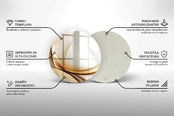 Protection plaque induction Formes abstraites