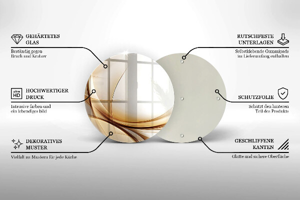 Protection plaque induction Formes abstraites