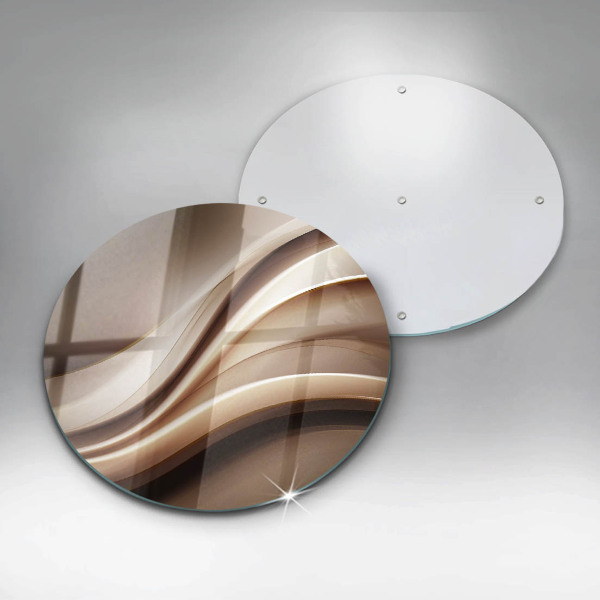 Protection plaque induction Lignes douces d'abstraction