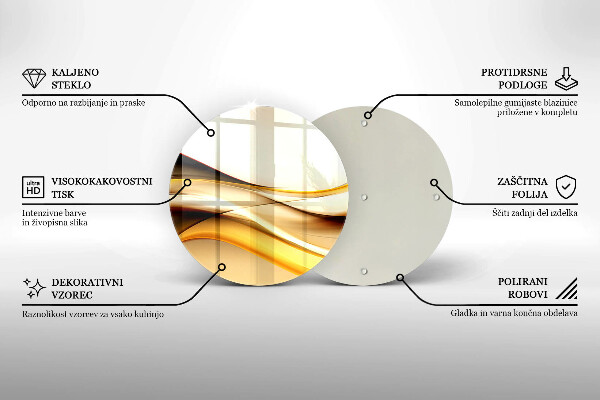 Protection plaque induction Lignes de fumée abstraites