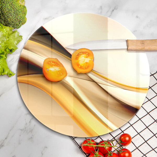 Protection plaque induction Lignes de fumée abstraites