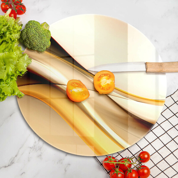 Protection plaque induction Lignes de fumée abstraites