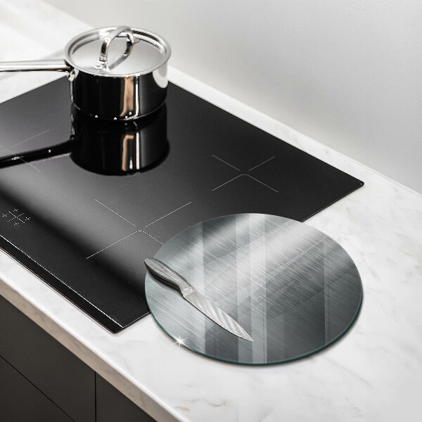 Protection plaque induction Texture métallique