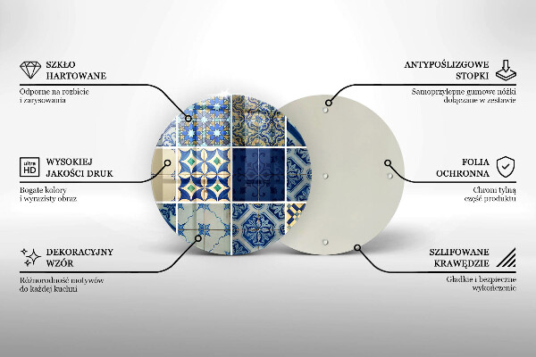 Protection plaque induction Carreaux de carreaux décoratifs