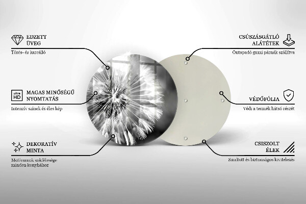 Protection plaque induction Un pissenlit délicat