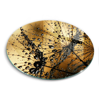 Protection plaque induction Rosée et pissenlits