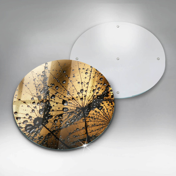 Protection plaque induction Rosée et pissenlits