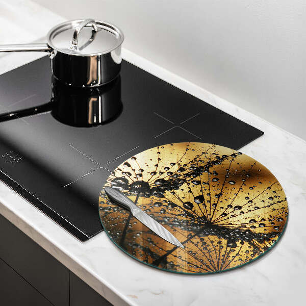 Protection plaque induction Rosée et pissenlits