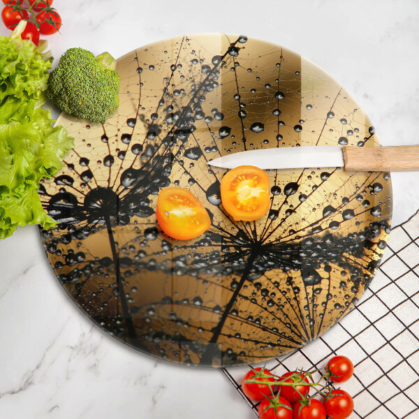 Protection plaque induction Rosée et pissenlits