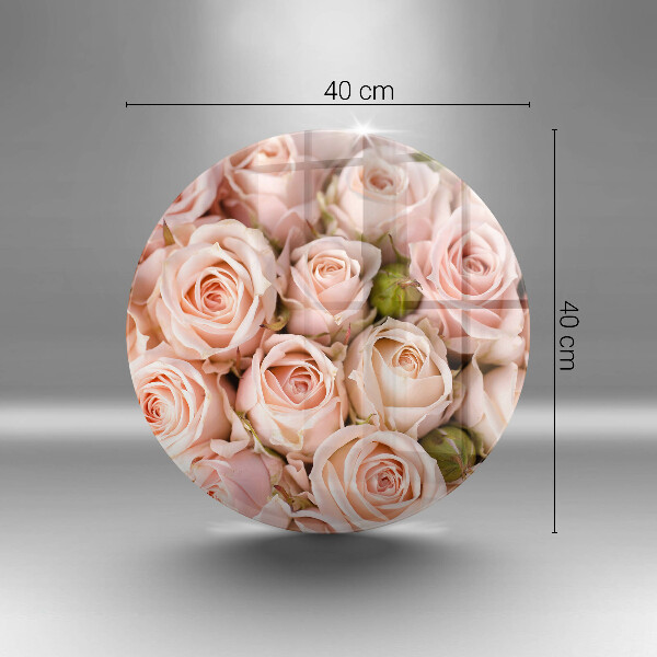 Protection plaque induction Bouquet de roses délicates