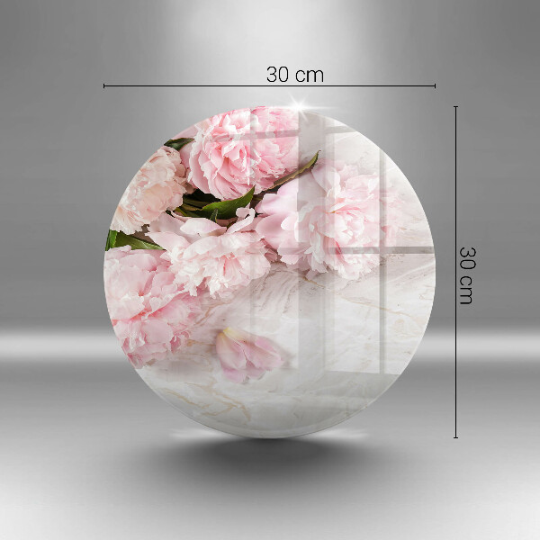 Protection plaque induction Fleurs de roses délicates