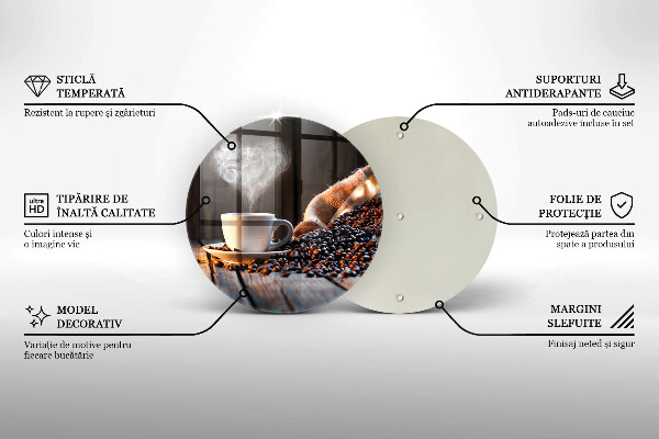 Protection plaque induction Tasse à café et coeur