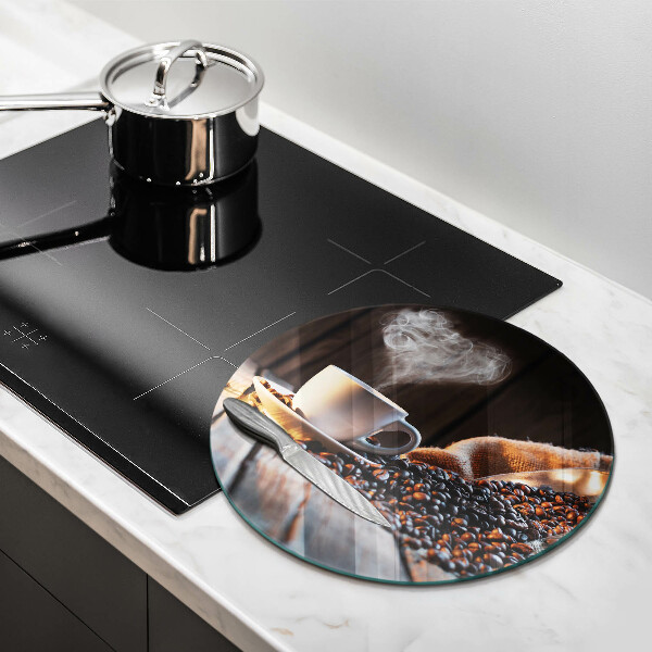 Protection plaque induction Tasse à café et coeur