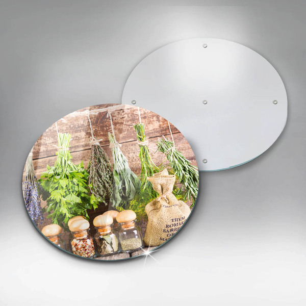 Protection plaque induction Herbes épices et bois