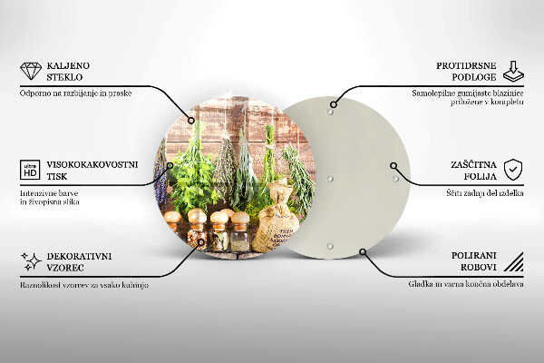 Protection plaque induction Herbes épices et bois