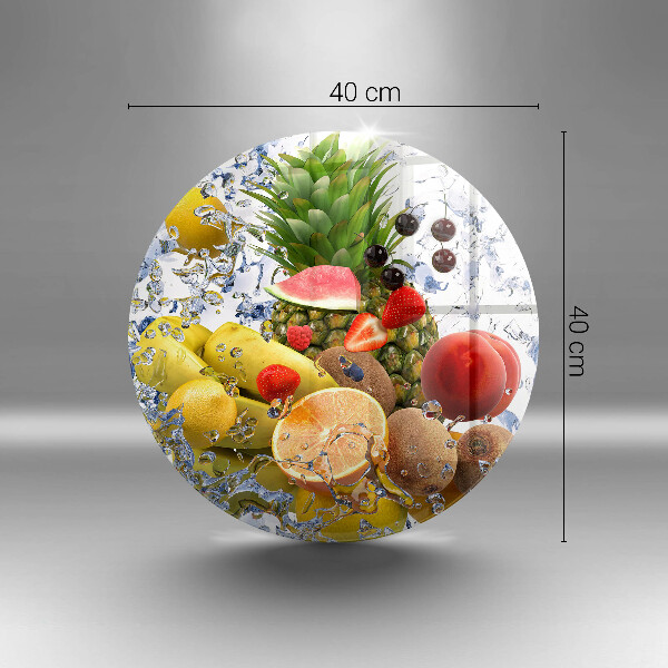 Protection plaque induction Fruits juteux et eau